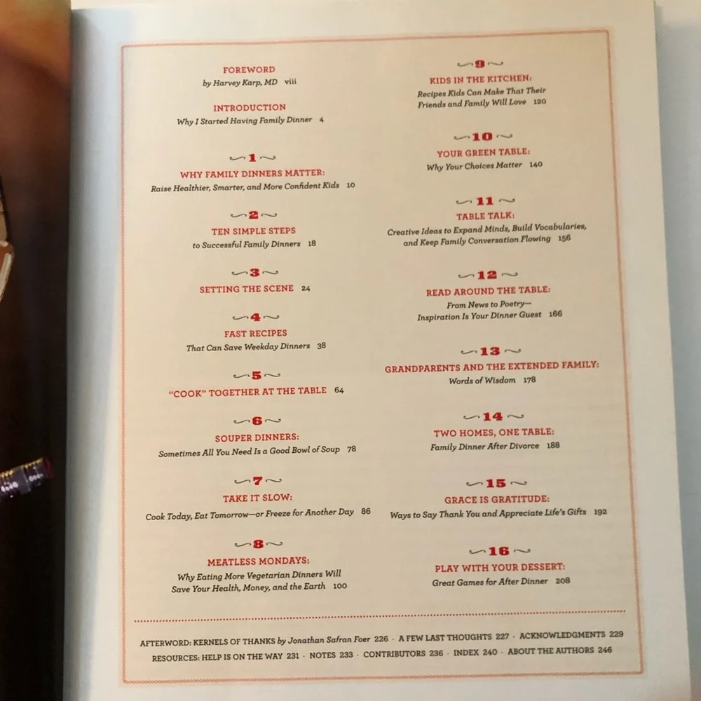 The Family Dinner: Great Ways to Connect w/Your Kids One Meal at a Time Book
